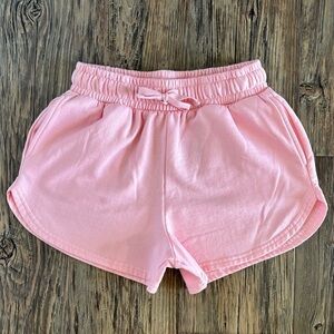 Rebel Sky Sweat Shorts Womens Sz Sm Pink Elastic Drawstring Pockets 2.5” Inseam